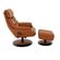 15 Poltrona de Massagem Montana Rivatti Estofado PU Marrom Base Madeira c_ Apoio para Pes c_ Controle